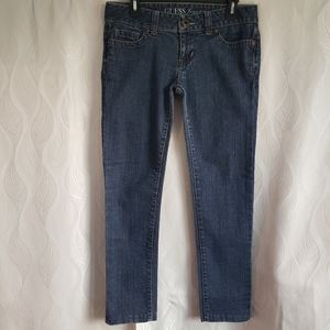 Guess Daredevil Skinny Leg Darkwash Denim Jeans